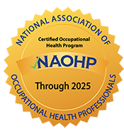 Occupational Health NAOHP Certification Seal