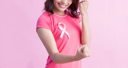 Breast Cancer Warrior in Pink