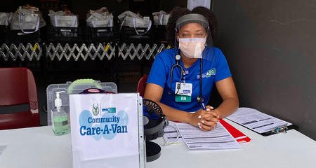 Care-A-Van Nurse Tierra Hoard, BSN, RN, During COVID-19