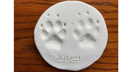 Riley's Paw Print, Kathleen's Dog