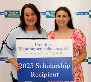 Froedtert Menomonee Falls Hospital Foundation Scholarship Recipient 12