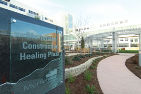 Healing Plaza Construction image